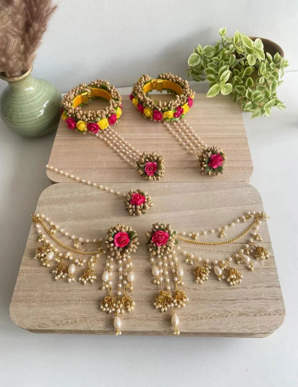 Haldi Jewellery Set